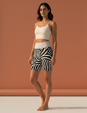Glimmer Yoga Shorts Yoga Shorts — Dripper