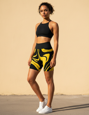 Eclipse Yoga Shorts Yoga Shorts — Dripper