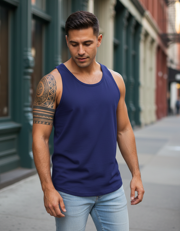 Solid Colors men's tank tops