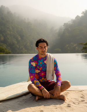Vista Rash Guard Men's Rashguard — Dripper