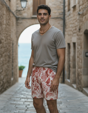 Lava Falls Cita men's swim trunks