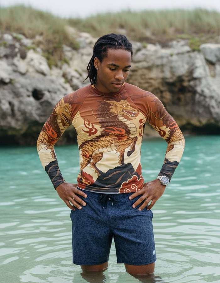 Rashguard — Men's Coffee Bean Sora
