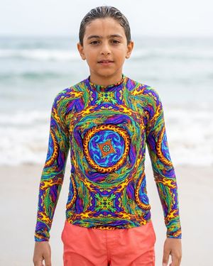 Boys Dragon Mandala boys rashguards