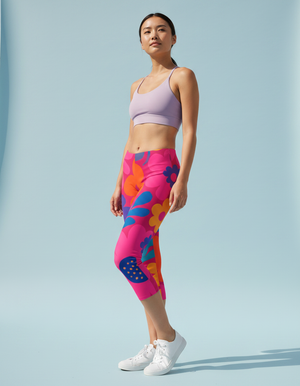 Petal capri leggings