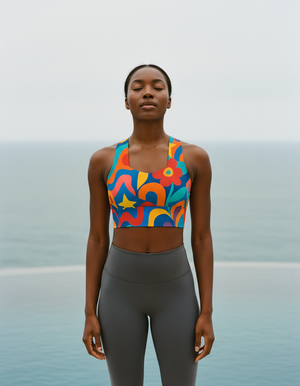 Serenity Sports Bra Longline Sports Bra — Dripper