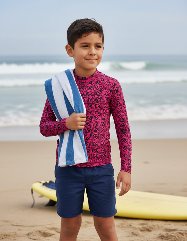 Bicolor kids rashguards