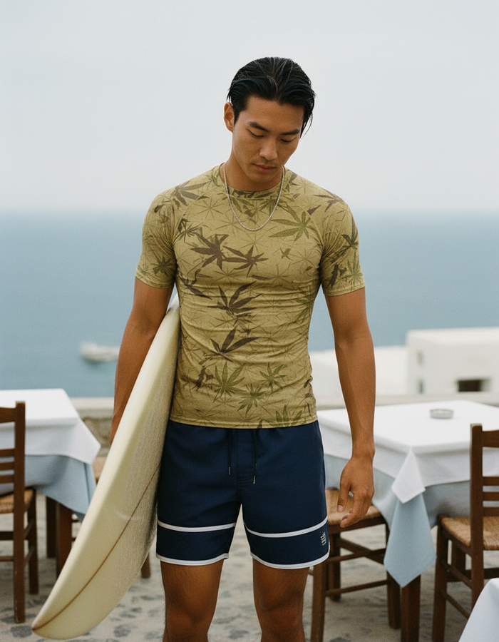 Rashguard — Men's Amber Haze Mizu