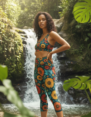 Radiance Capri Yoga Leggings Capri Yoga Leggings — Dripper