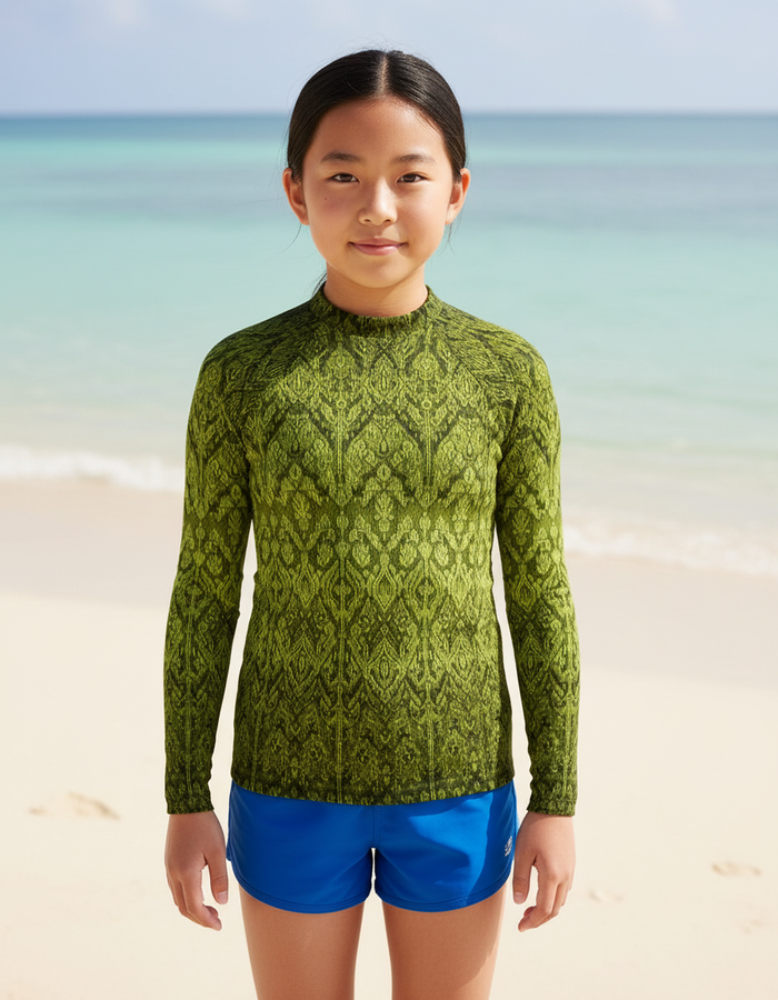 Rashguard — Youth Lime Siam