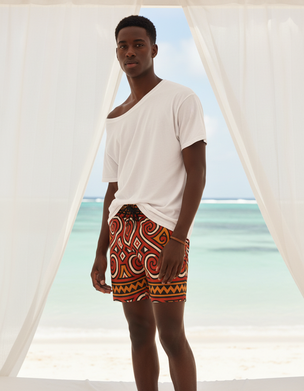 Men's Swim Trunks in Lukisan