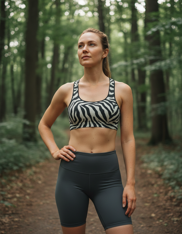 Zebra Collection classic sports bras