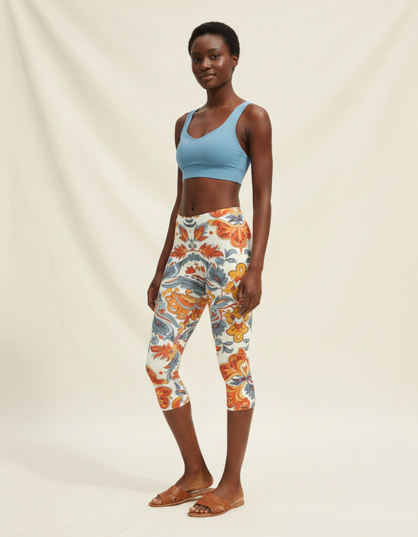 Provençal Souleiado capri leggings