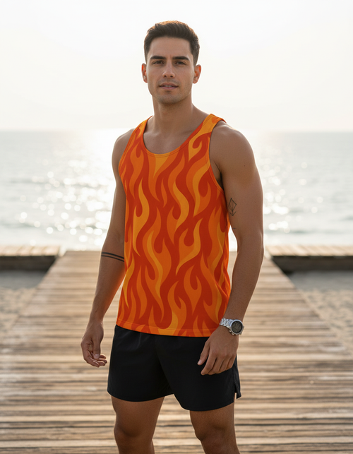 Men's Flicker tank tops
