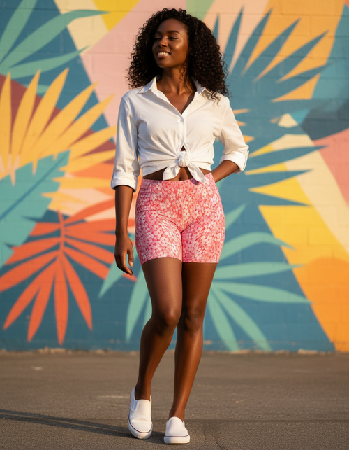 Petal Short Shorts Short Shorts — Dripper