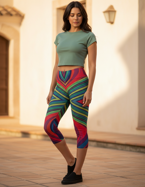 Pulse Capri Leggings Capri Leggings — Dripper