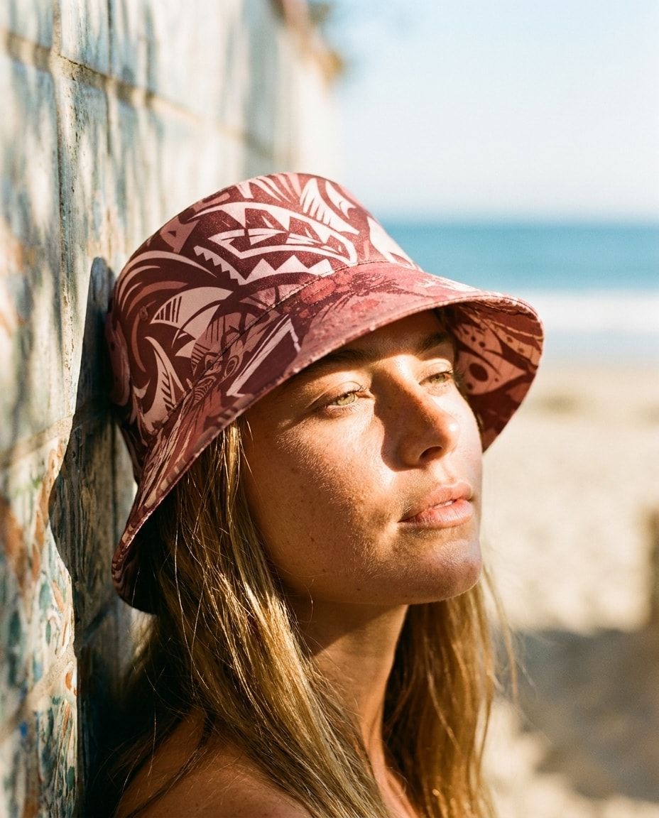 Dusty Rose Mana Poni bucket hats — view 1 of 2