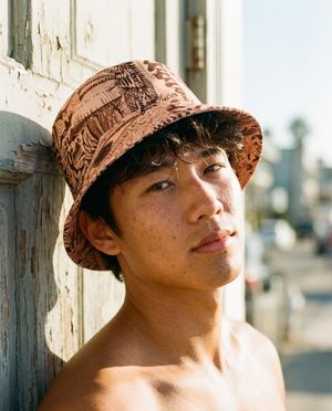 Unisex Burnt Sienna Enigma Bucket Hat bikini — Lolekai