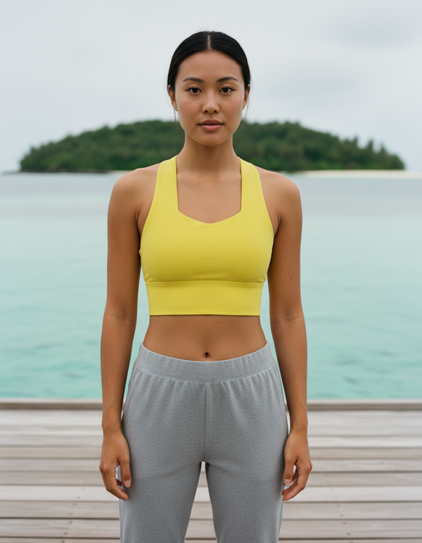 Solid Colors longline sports bras