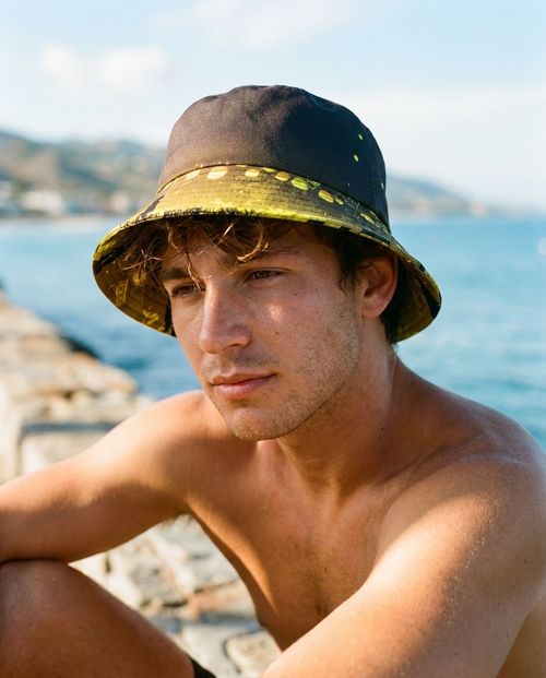 Neon Yellow Shinra Bucket Hat bucket hat