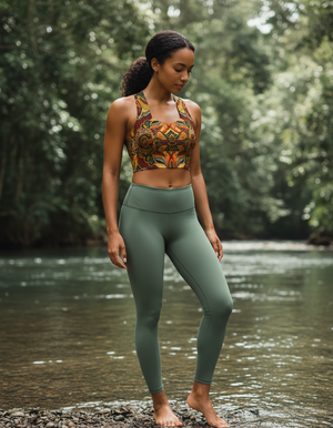 Woven Sports Bra Longline Sports Bra — Dripper