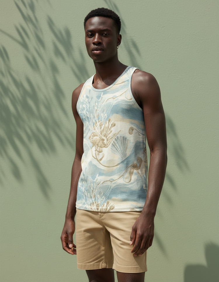 Breezy Waves Seabreeze Tank Top
