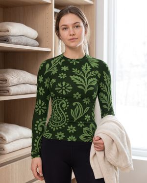 Runway Emerald Tantra Base Layer Women's Rashguard — Lolekai
