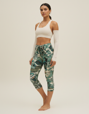 Alexandrite Edo Capri Leggings Capri Leggings — Dripper