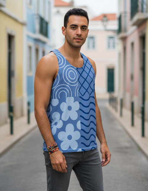Marina Petal Tank Top Men's Tank Top — Dripper