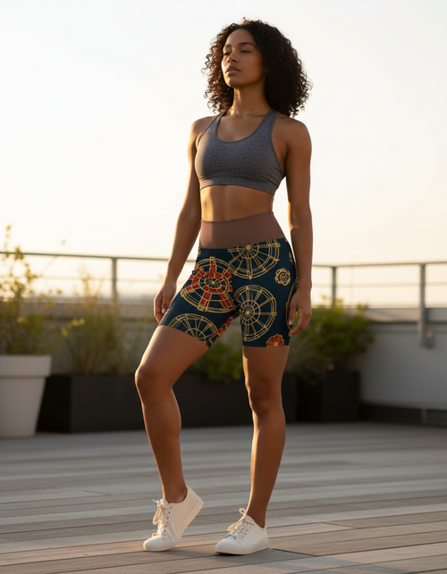 Matsu Yoga Shorts Yoga Shorts — Dripper