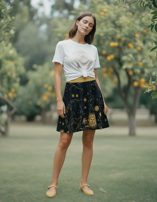 Cosmos Skater Skirt Skater Skirt — Dripper