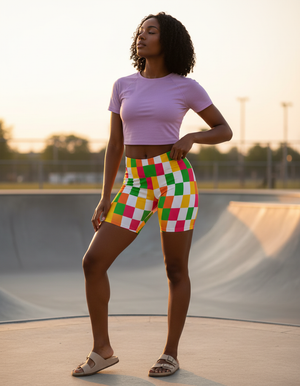 Pixel Short Shorts Short Shorts — Dripper