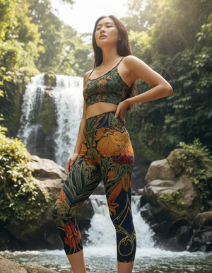 Elysium Leggings Capri Yoga Leggings — Dripper