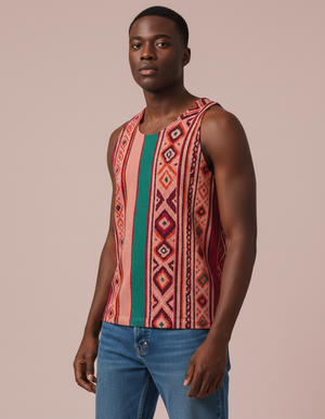 Men's Fiery Red Tierra men's tank tops