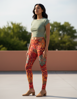 Tonal full-length leggings