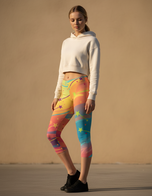 Astral Capri Leggings Capri Leggings — Dripper