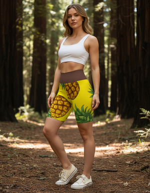 Tropique Yoga Shorts Yoga Shorts — Dripper