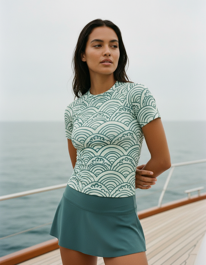 Rashguard — Women's Transformative Teal Aoi