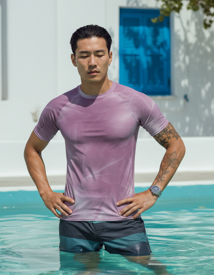 Rashguard — Men's Burnished Lilac Frost