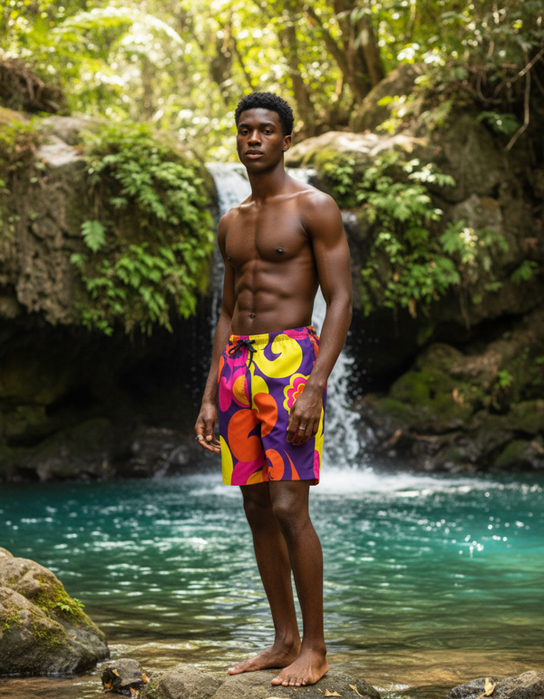 Men's Swim Trunks in Reverie