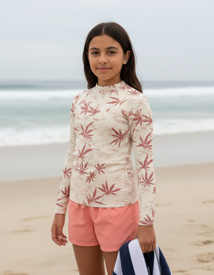 Youth Dusty Rose Mizu youth rashguards