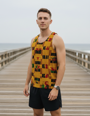 Men's Amaranth Nia tank tops
