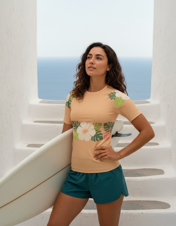 Rashguard — Women's Papaya Pua