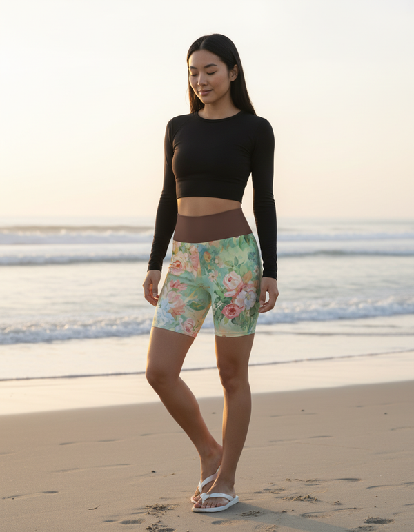 Renoir Collection yoga shorts