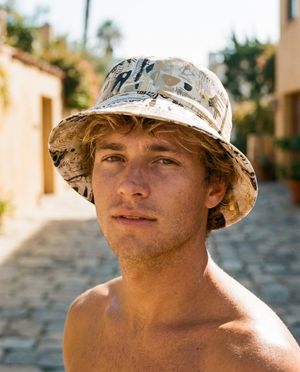 Unisex White Onyx Momentum Bucket Hat bikini — Lolekai