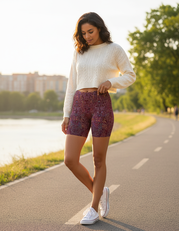 Women's Bandhani Short Shorts