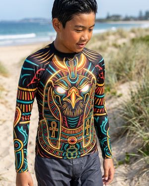 Boys Neon Ra boys rashguards