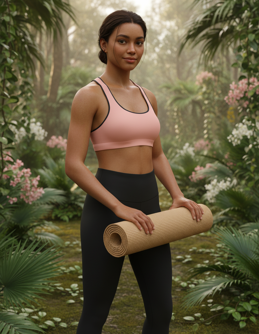 Classic Sports Bra in Melon