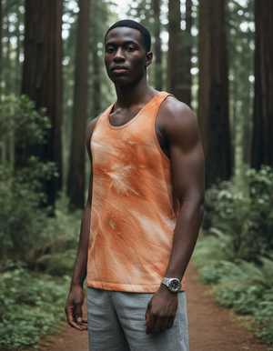 Men's Muskmelon Frost tank tops