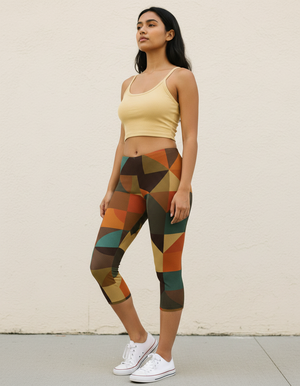 Amaranth Dwell Leggings Capri Leggings — Dripper