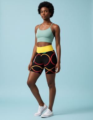Chroma Yoga Shorts Yoga Shorts — Dripper